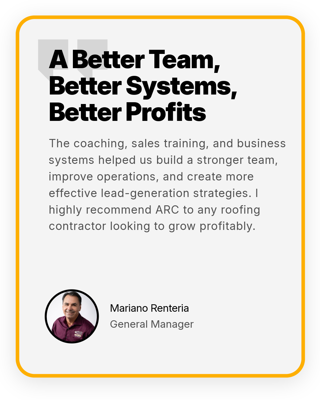 Client testimonial 4