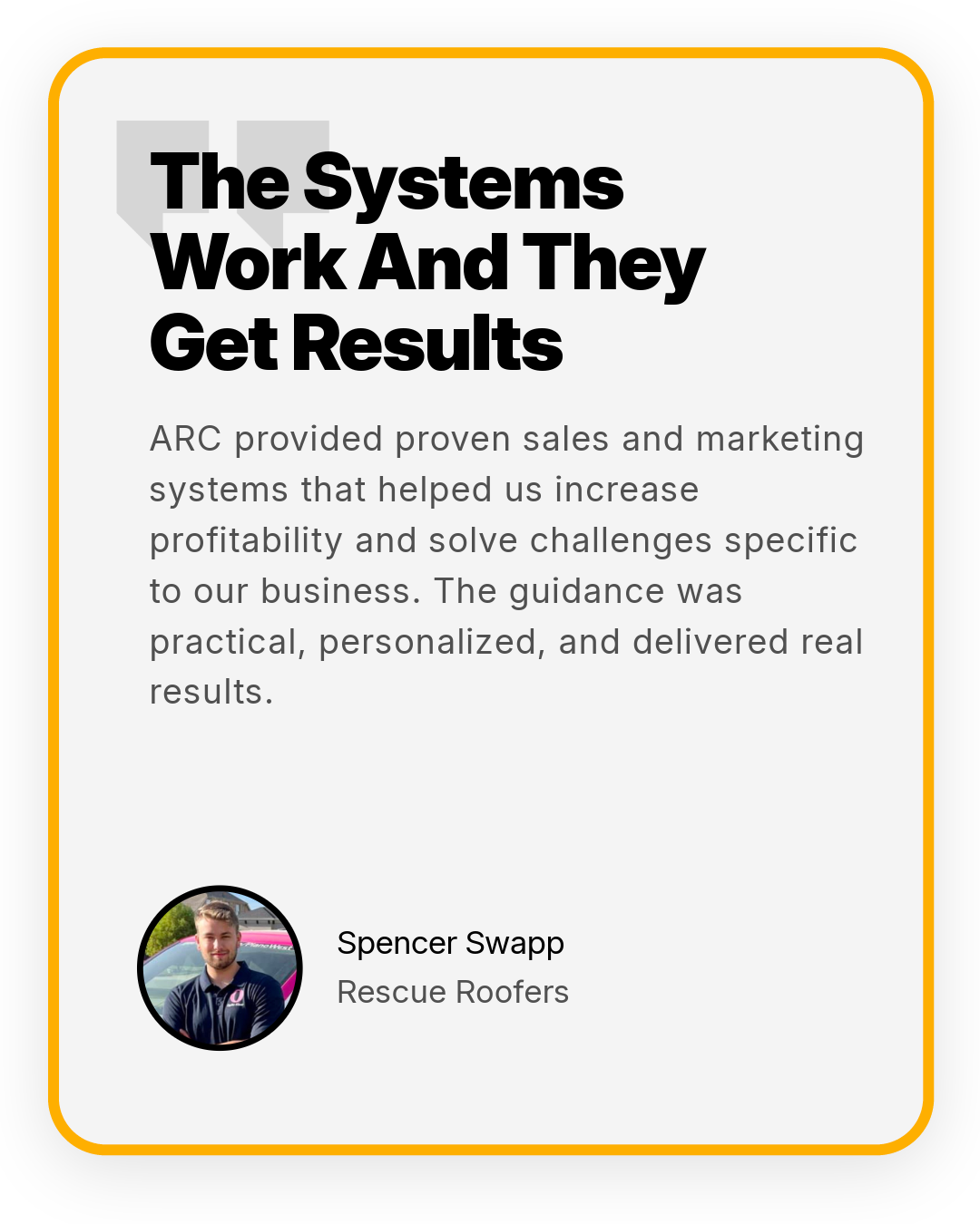 Client testimonial 7